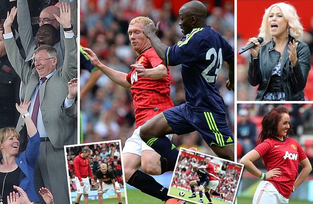 Manchester United vs Real Madrid di Laga Amal Pemain Legenda